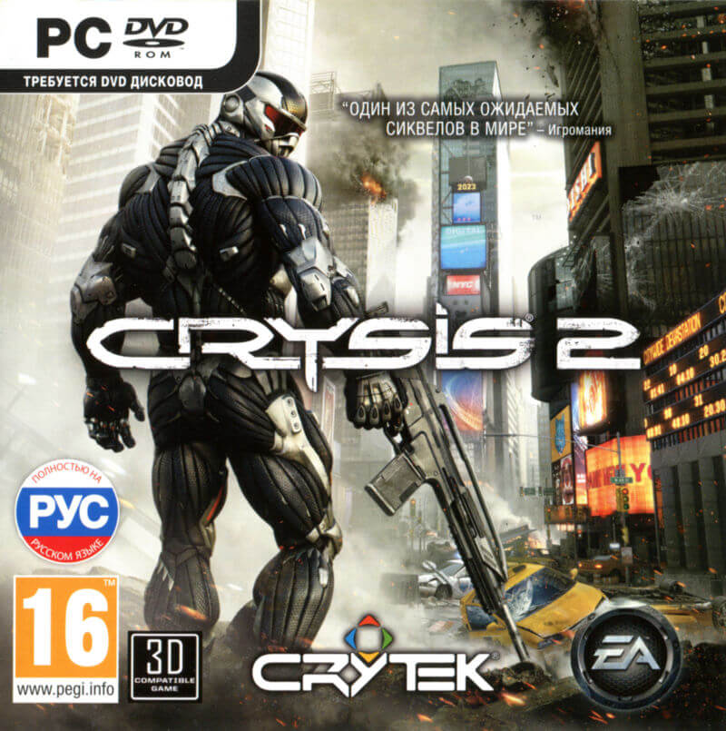Лицензионный диск Crysis 2 для Windows